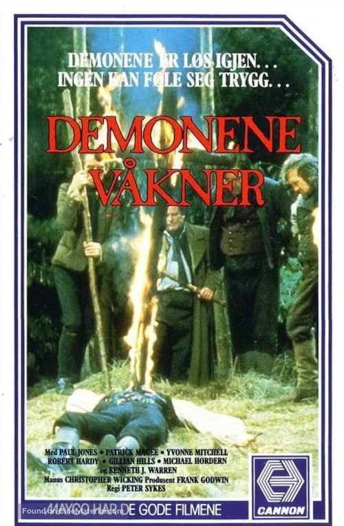 Demons of the Mind - Norwegian VHS movie cover