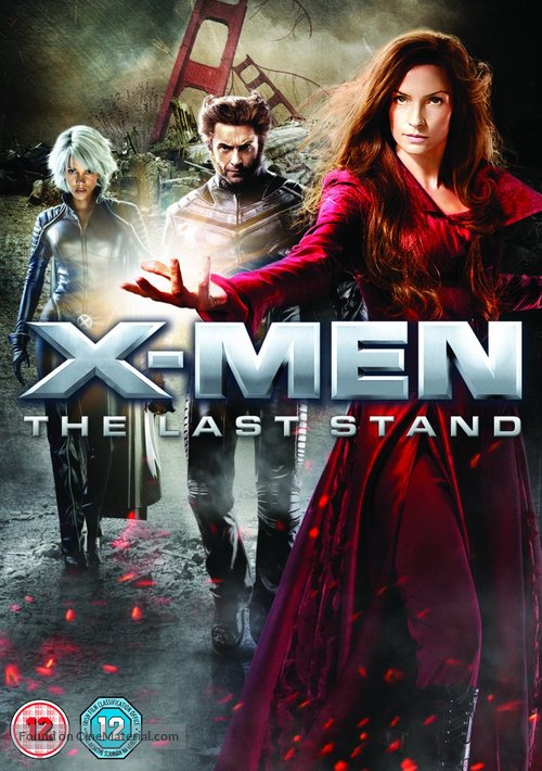X-Men: The Last Stand - British DVD movie cover