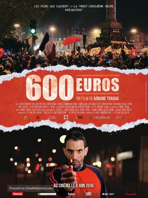 600 euros - French Movie Poster