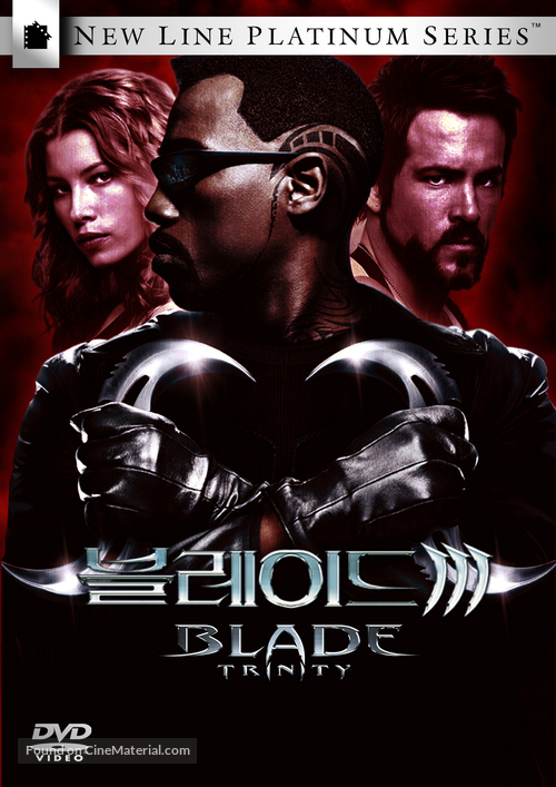 Blade: Trinity - South Korean DVD movie cover