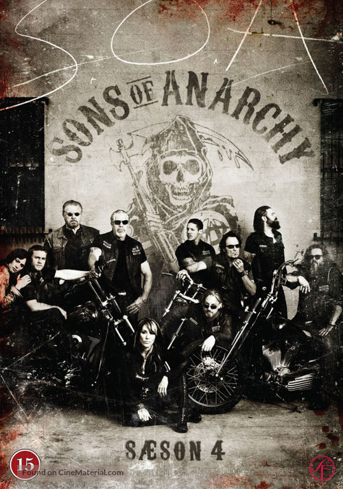 &quot;Sons of Anarchy&quot; - Danish DVD movie cover