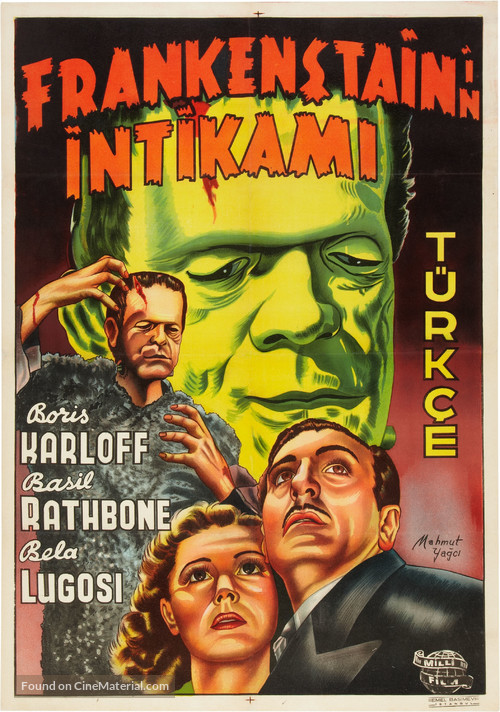 Son of Frankenstein - Turkish Theatrical movie poster