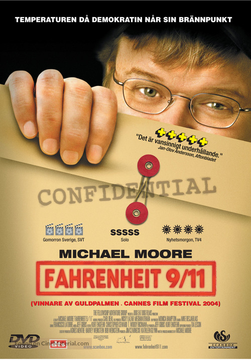 Fahrenheit 9/11 - Swedish Movie Cover