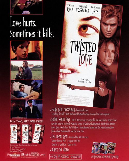 Twisted Love (1995) video release movie poster