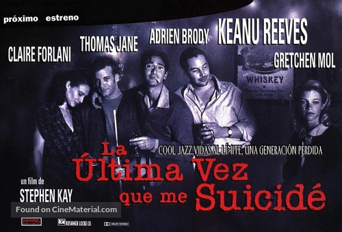 The Last Time I Committed Suicide - Spanish Movie Poster