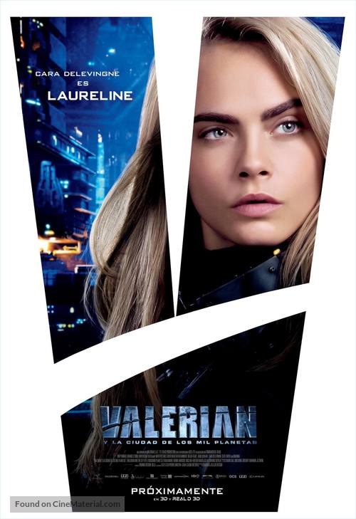 Valerian and the City of a Thousand Planets - Argentinian Movie Poster