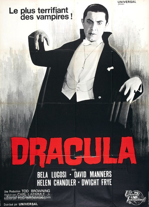 Dracula - French Re-release movie poster