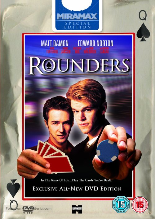 Rounders - British DVD movie cover