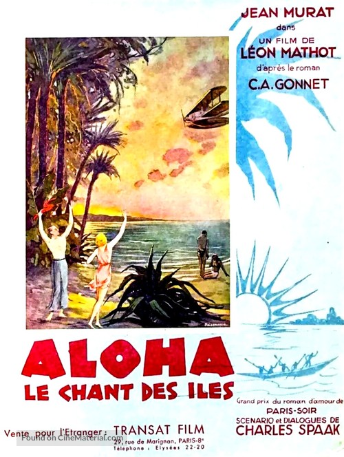 Aloha, le chant des &icirc;les - French Movie Poster