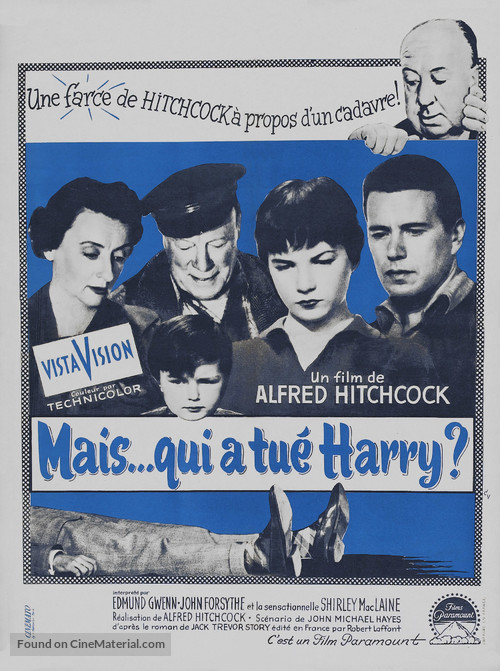 The Trouble with Harry - French Movie Poster