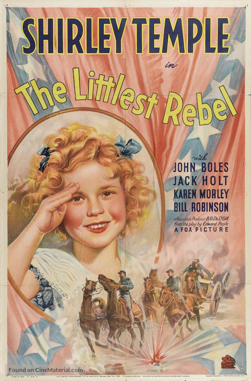 The Littlest Rebel - Movie Poster