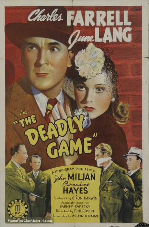 The Deadly Game - Movie Poster