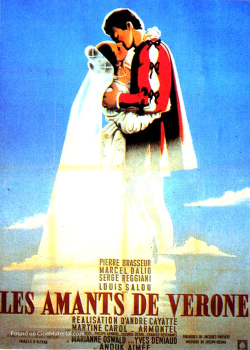 Les amants de V&egrave;rone - French Movie Poster