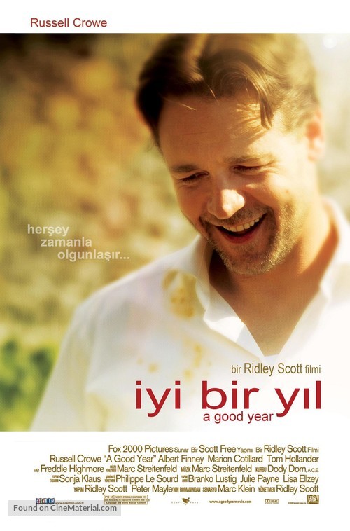 A Good Year - Turkish poster