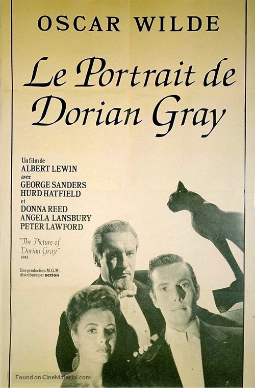 The Picture of Dorian Gray - French Re-release movie poster