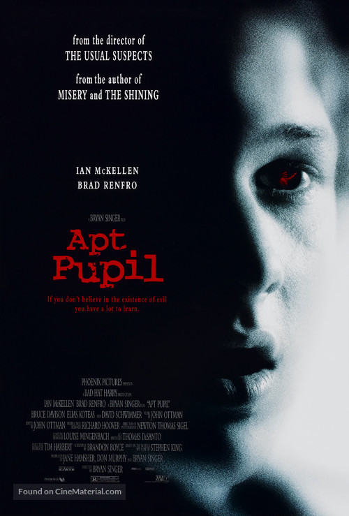 Apt Pupil - Theatrical movie poster