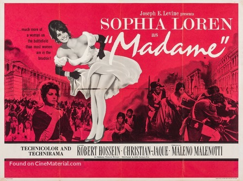 Madame Sans-G&ecirc;ne - British Movie Poster