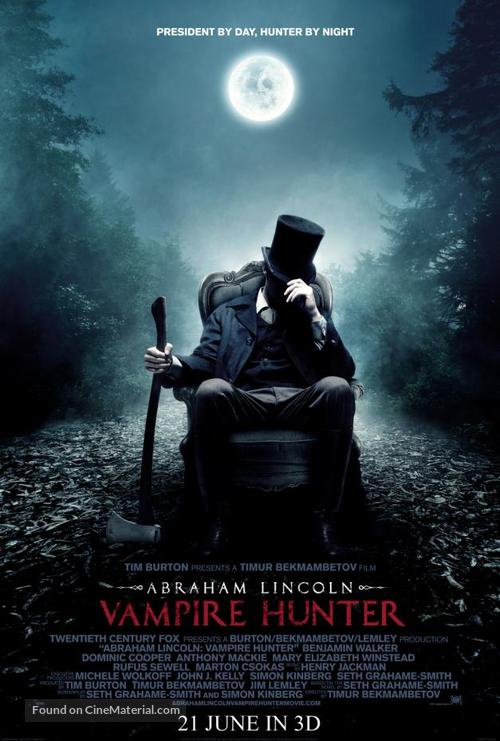 Abraham Lincoln: Vampire Hunter - Malaysian Movie Poster