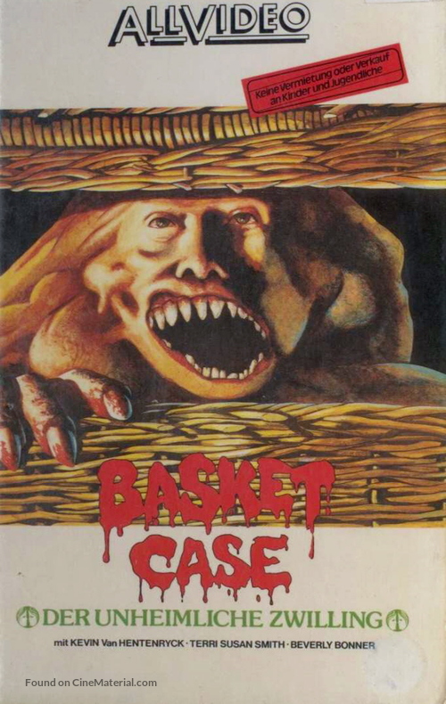 Basket Case - German VHS movie cover