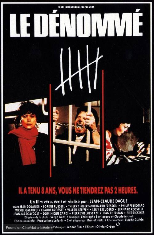 Le d&eacute;nomm&eacute; (Oublie que tu es un homme) - French Movie Poster