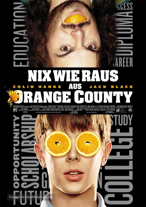 Orange County - German Movie Poster