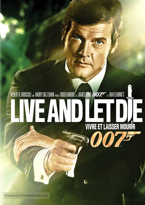 Live And Let Die - Canadian DVD movie cover