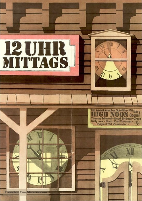 High Noon - German Movie Poster