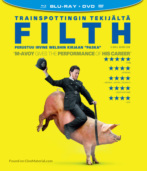 Filth - Finnish Blu-Ray movie cover