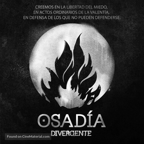 Divergent - Mexican Movie Poster