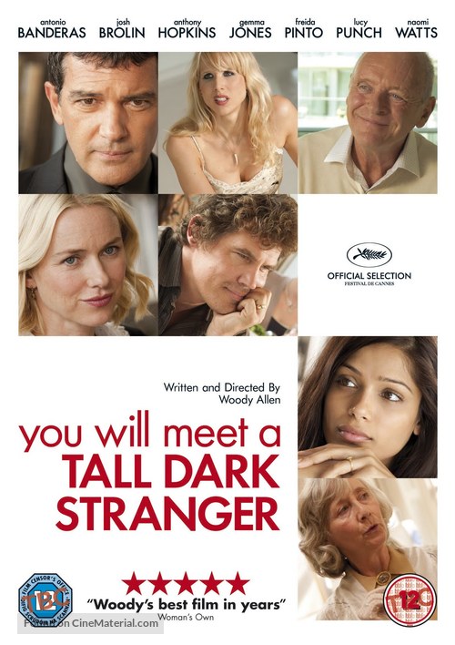 You Will Meet a Tall Dark Stranger - British DVD movie cover