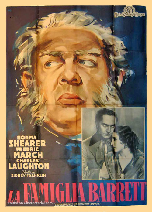 The Barretts of Wimpole Street - Italian Movie Poster