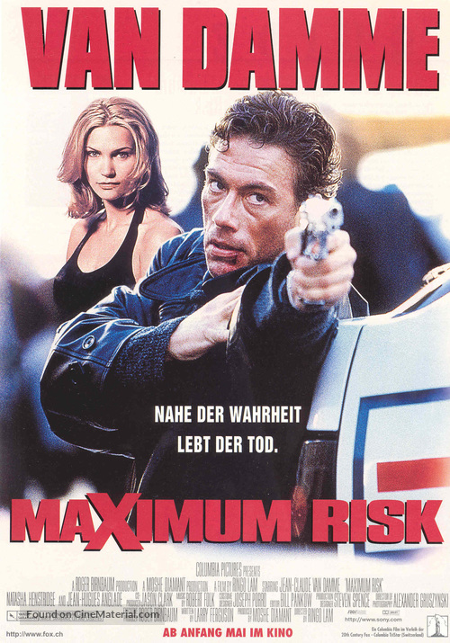 Maximum Risk - Swiss Movie Poster
