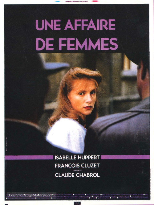 Une affaire de femmes - French Movie Poster