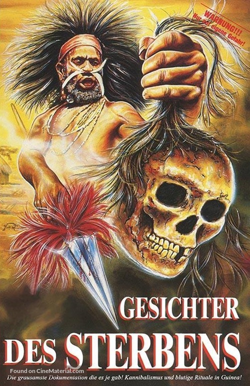 Nuova Guinea: L&#039;isola dei cannibali - German DVD movie cover