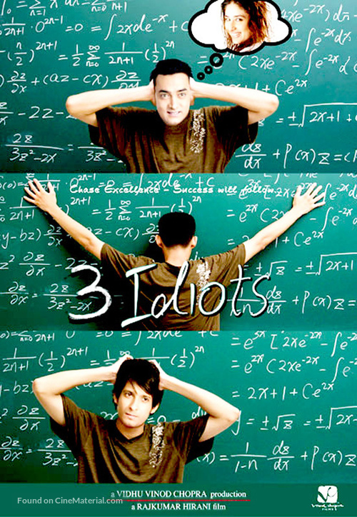 Three Idiots - Indian Movie Poster