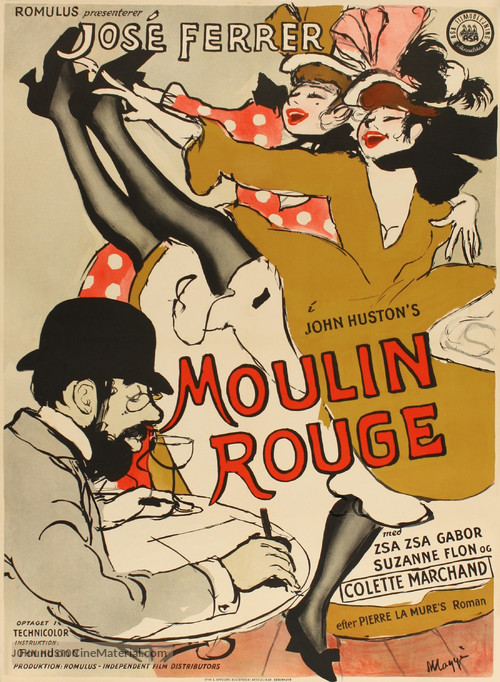 Moulin Rouge - Danish Movie Poster