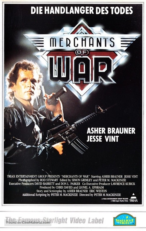 Merchants of War - German VHS movie cover