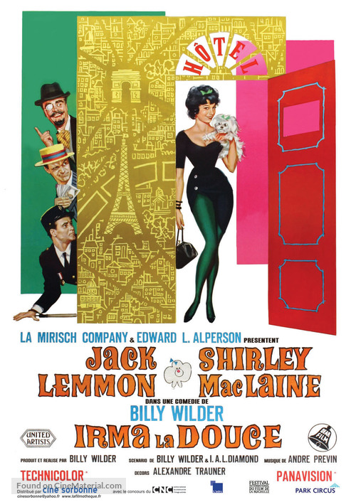 Irma la Douce - French Re-release movie poster