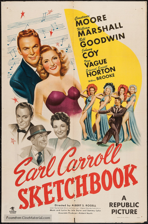 Earl Carroll Sketchbook - Movie Poster