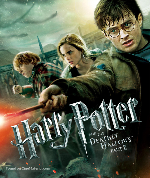 Harry Potter and the Deathly Hallows - Part 2 - Japanese Blu-Ray movie cover