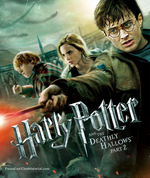 Harry Potter and the Deathly Hallows: Part II - Japanese Blu-Ray movie cover