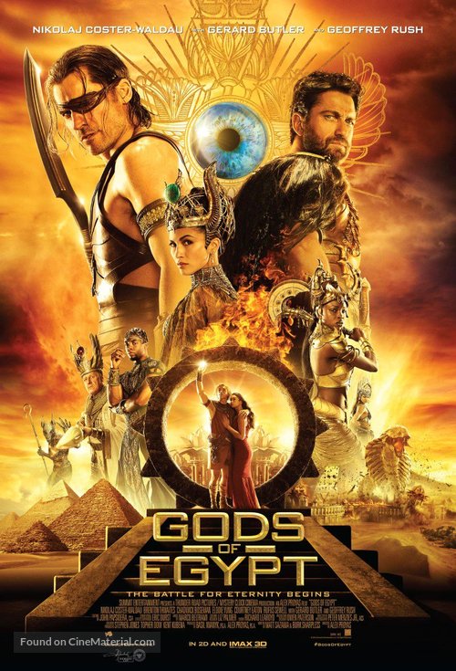 Gods of Egypt - Indonesian Movie Poster