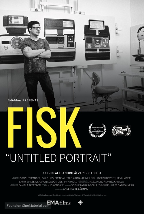 Fisk, Untitled Portrait - Canadian Movie Poster