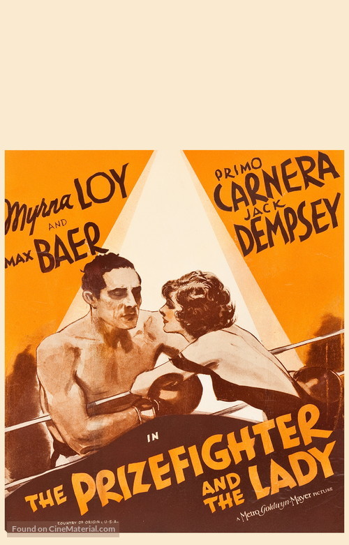 The Prizefighter and the Lady - Movie Poster