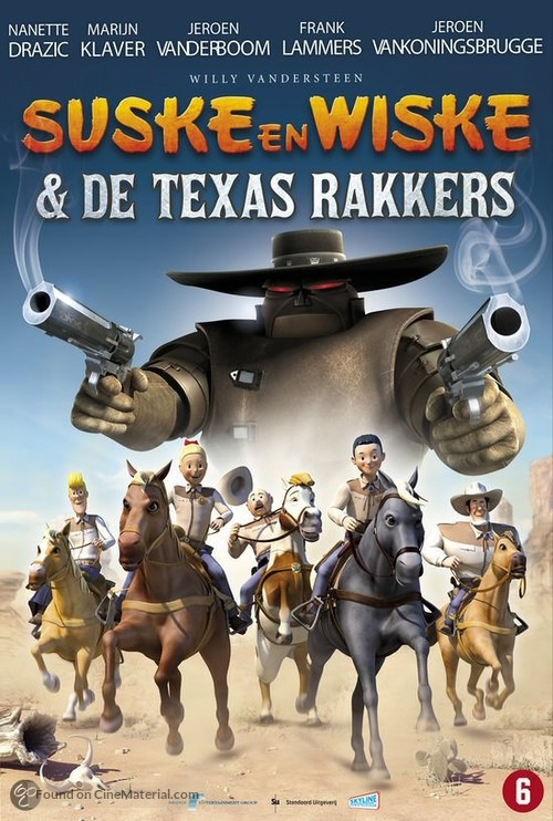 Suske en Wiske: De Texas rakkers - Belgian DVD movie cover