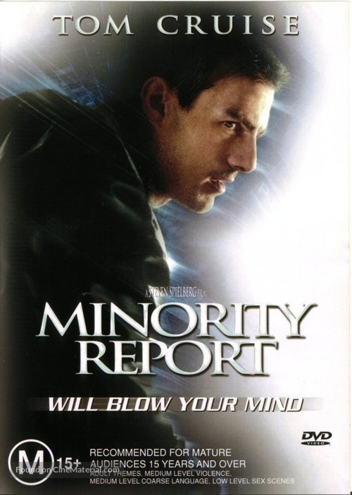 Minority Report - Australian Movie Cover