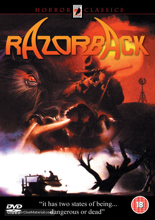 Razorback - British DVD movie cover