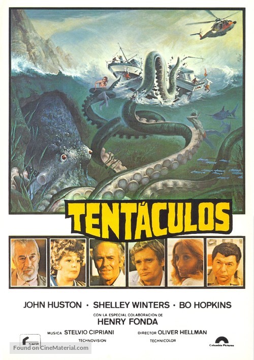 Tentacoli - Spanish Movie Poster