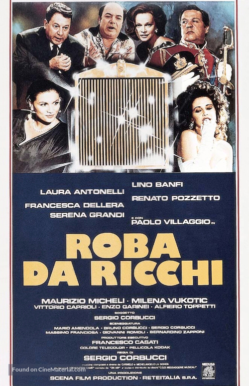 Roba da ricchi - Italian Theatrical movie poster