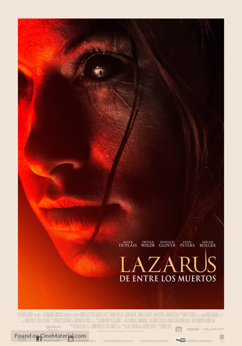 The Lazarus Effect - Argentinian Movie Poster